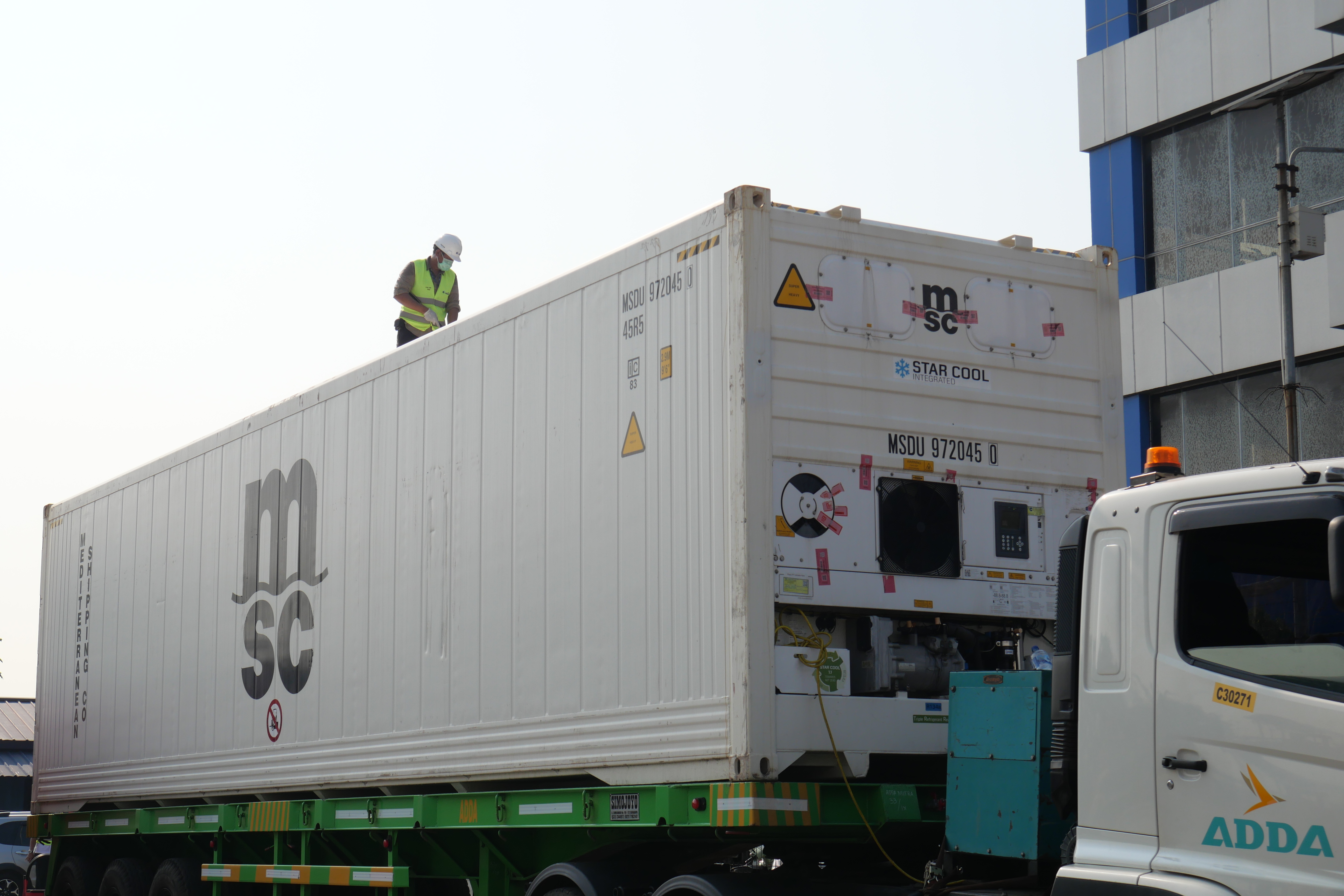 Nuclear Energy Regulatory Agency – Inspection of Frozen Shrimp Containers Suspected of Contamination by Radioactive Cesium-137