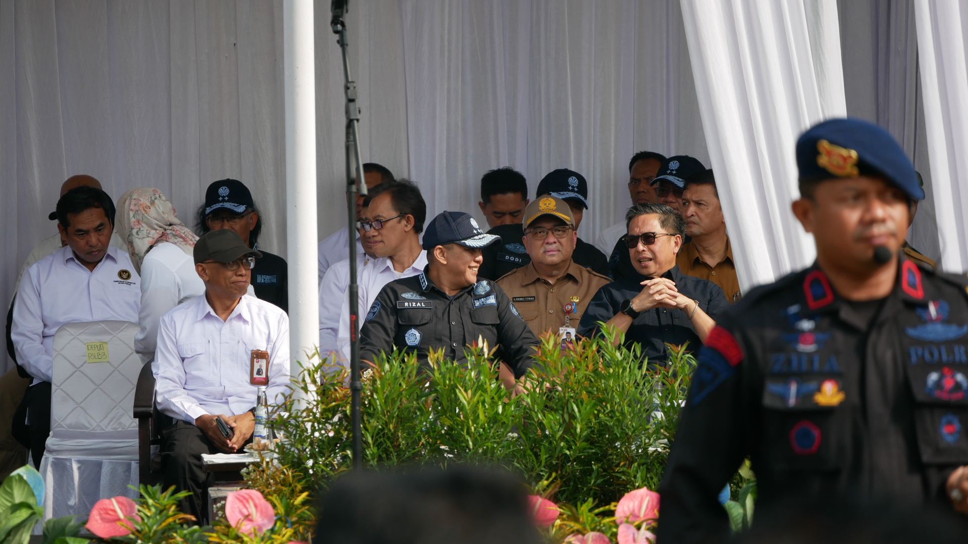 Badan Pengawas Tenaga Nuklir - BAPETEN Ikuti Apel dan Konferensi Pers Satgas Penanganan Kerawanan Bahaya Radiasi Radionuklida Cs-137 dan Kesehatan pada Masyarakat Berisiko Terdampak