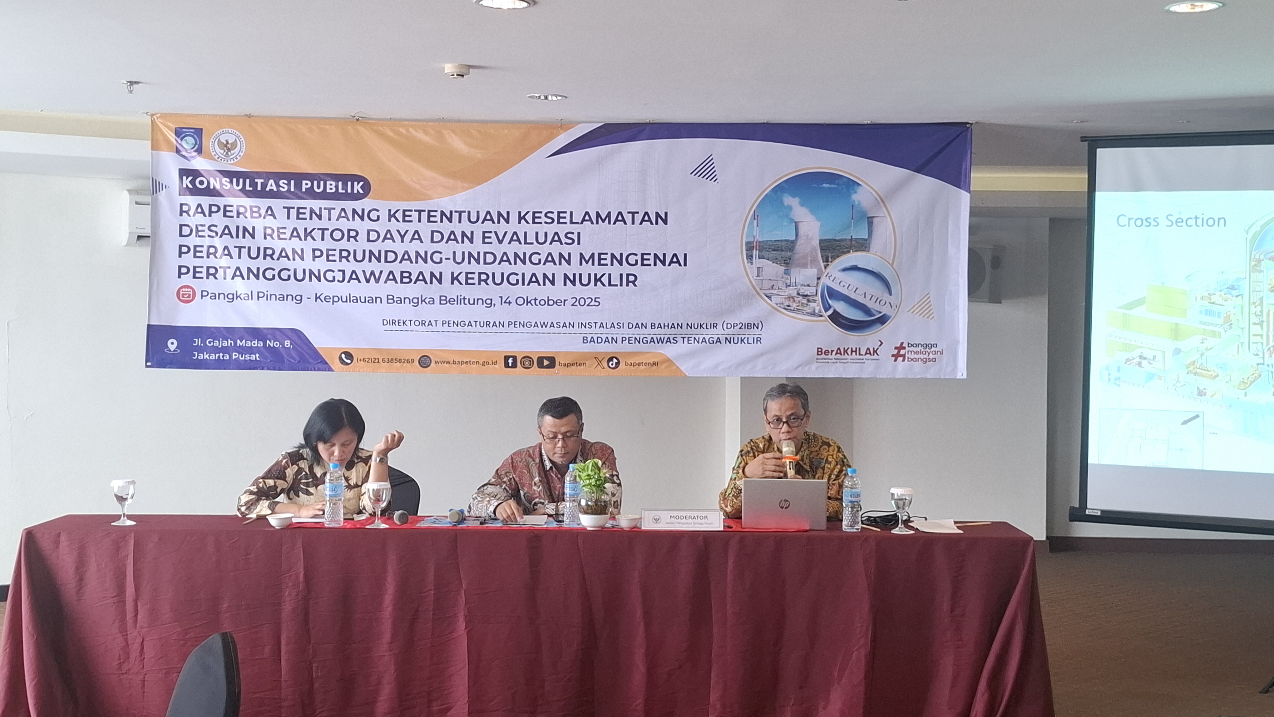 Nuclear Energy Regulatory Agency – BAPETEN Holds Public Consultation on Power Reactor Safety and Nuclear Liability Accountability