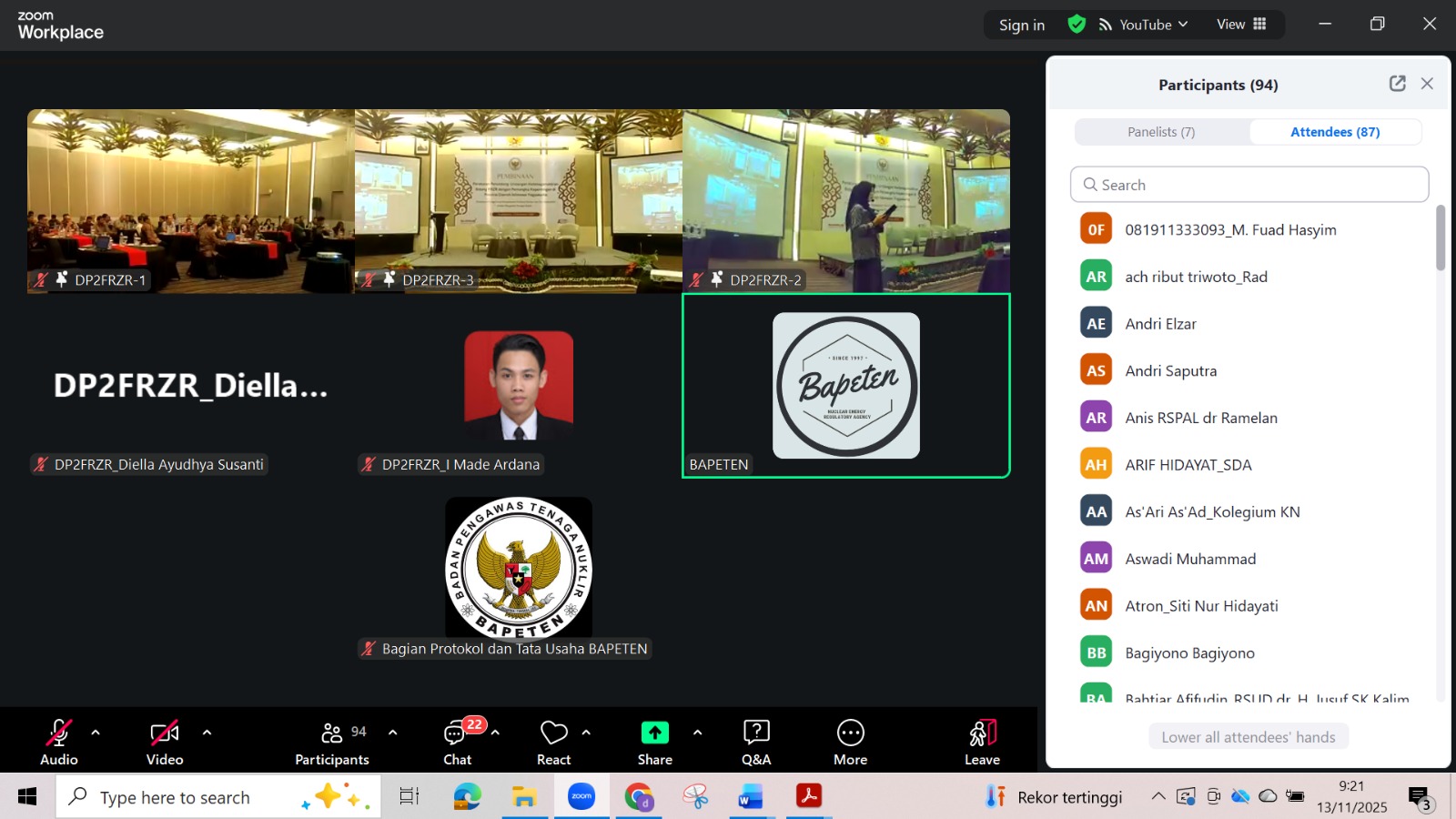 BAPETEN Holds Regulatory Guidance Activity on Radiation Facilities and Radioactive Materials with Stakeholders in the Special Region of Yogyakarta