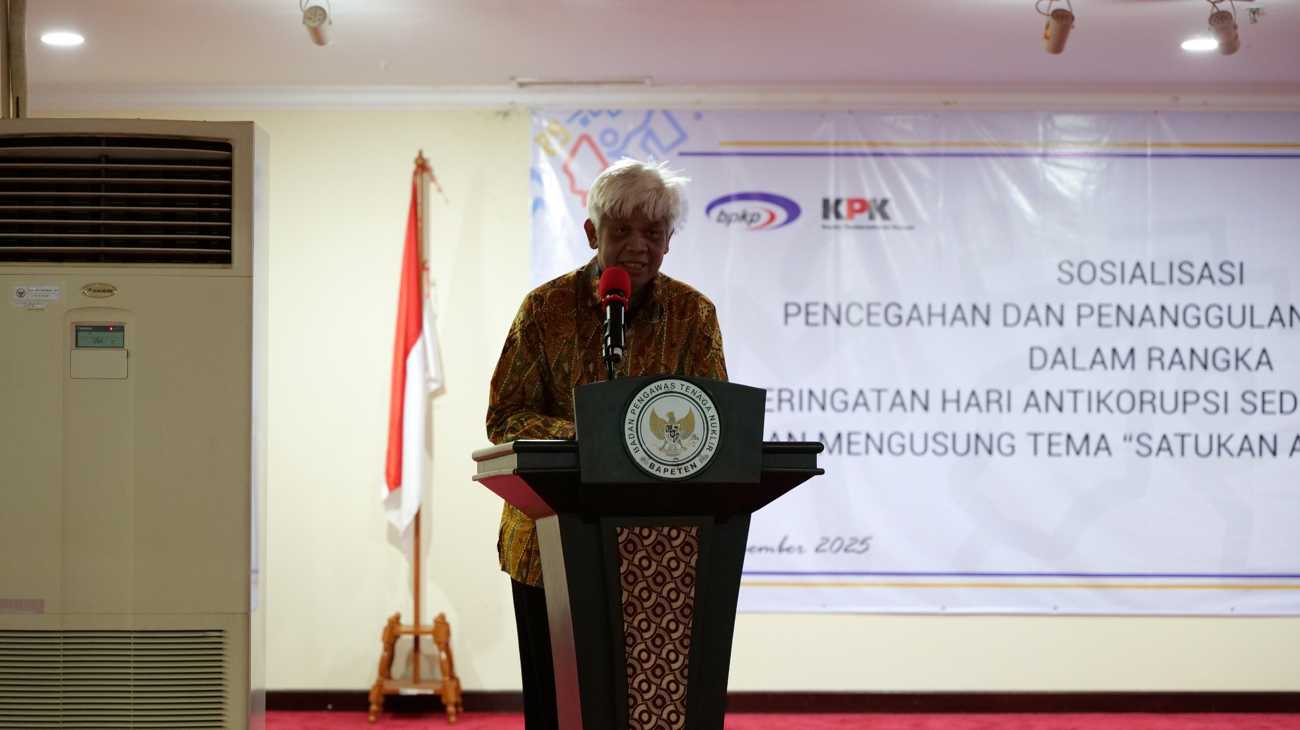 BAPETEN Holds Corruption Prevention Socialization to Commemorate International Anti Corruption Day 2025