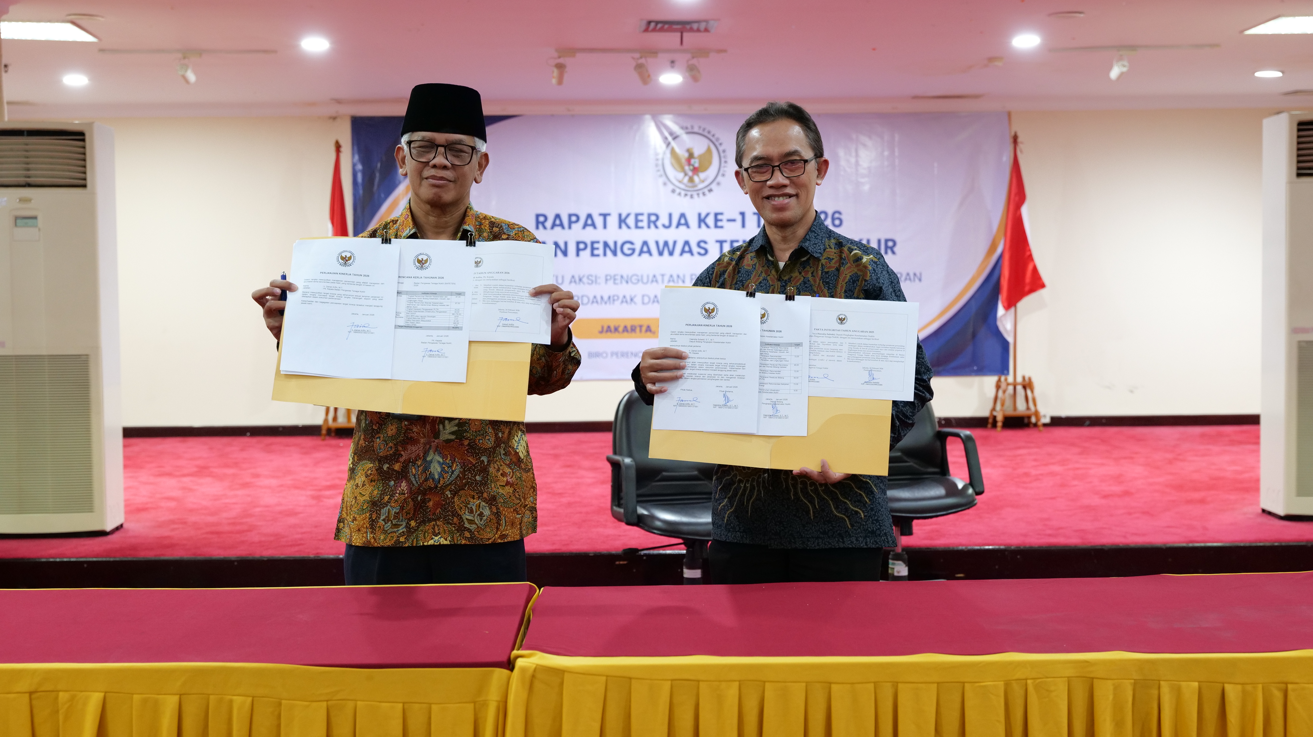 BAPETEN Convenes Work Meeting for the 2026 Fiscal Year