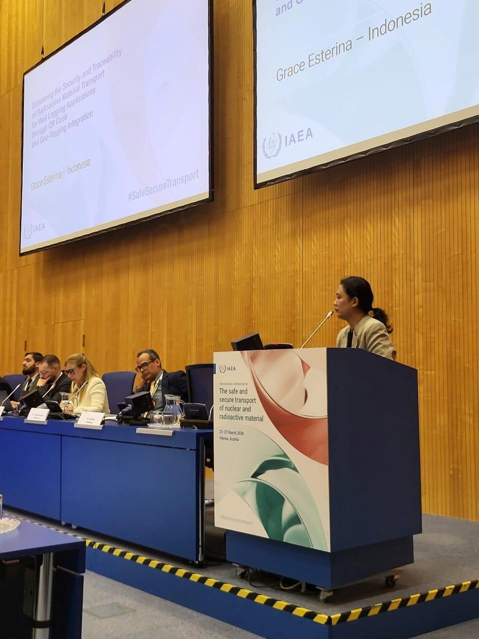 BAPETEN Participation in the International Conference on the Safe and Secure Transport of Nuclear and Radioactive Material in Wina